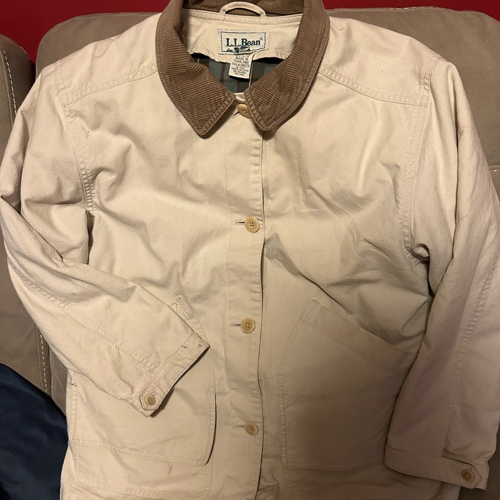 LL Bean barn coat lg/xl